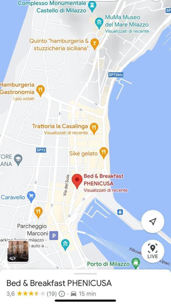 Phenicusa Milazzo Dış mekan fotoğraf